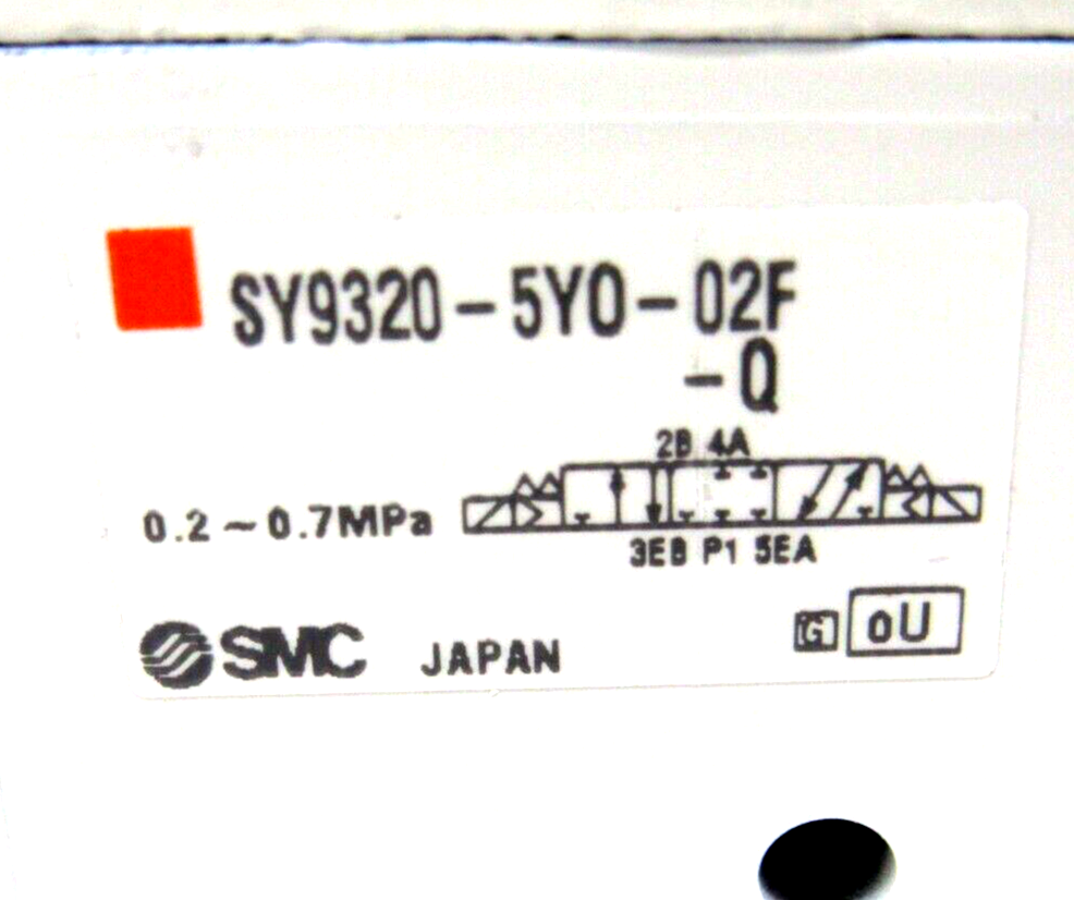 NEW SMC SY9320-5YO-02F SOLENOID VALVE SY93205YO02F - Image 3