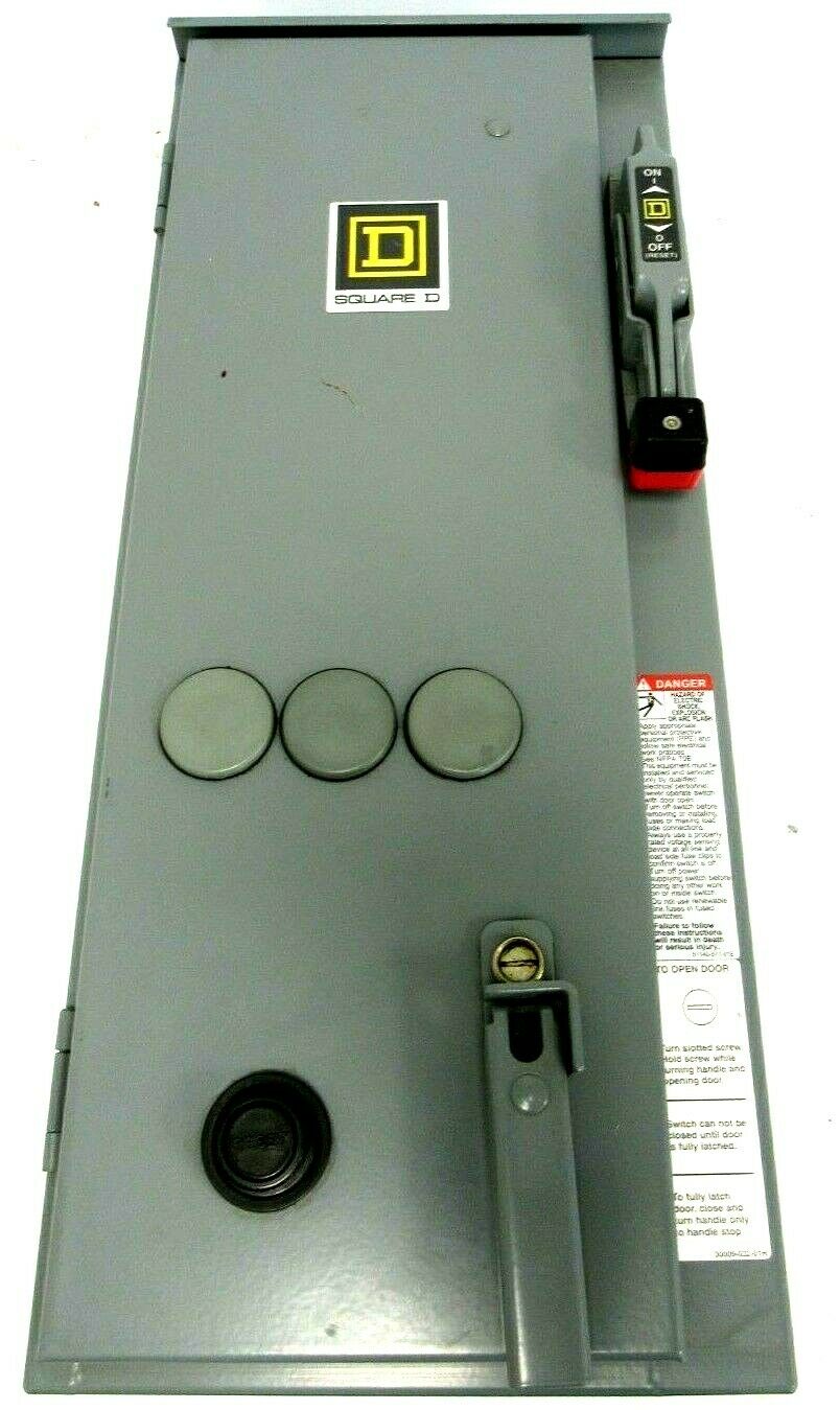 NEW SQUARE D 8538SCA22V80FF4H20T COMBO STARTER 30A SER.D 8536SCO3H20S - Image 3