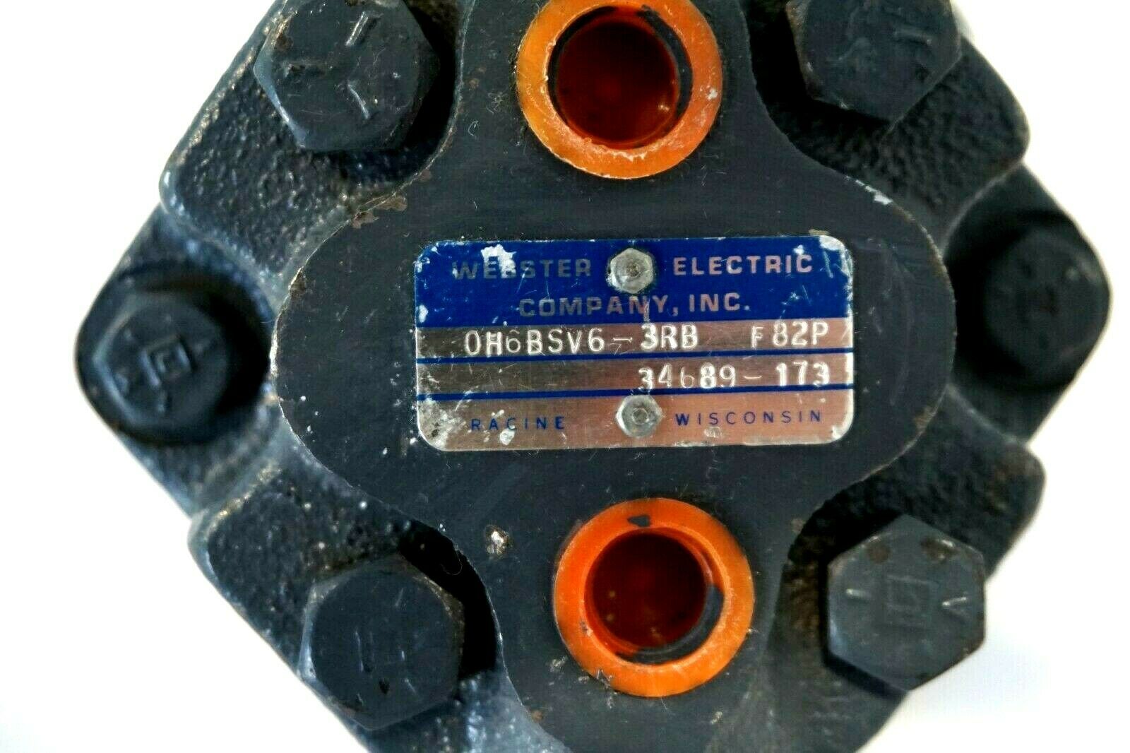 NEW WEBSTER ELECTRIC COMPANY 0H6BSV63RB PUMP 0H6BSV63RB SB