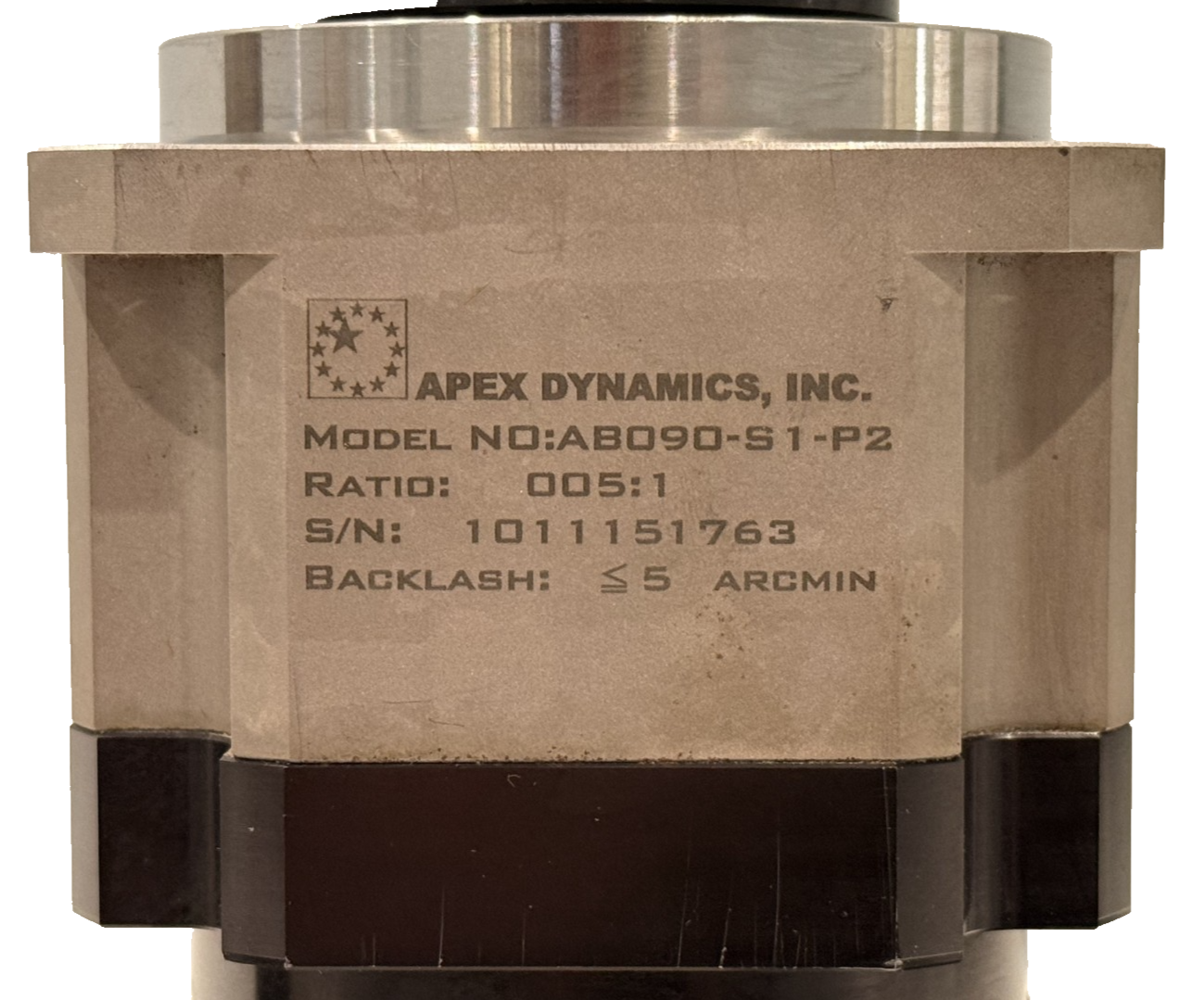 USED MITSUBISHI HG-KR73 SERVO MOTOR 3000RPM W/ APEX DYNAMICS AB090-S1-P2 GEARBOX - Image 7