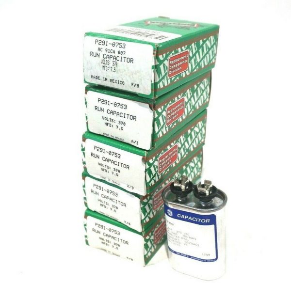 5 NEW GENERAL ELECTRIC 97F9001 CAPACITORS P291-0753