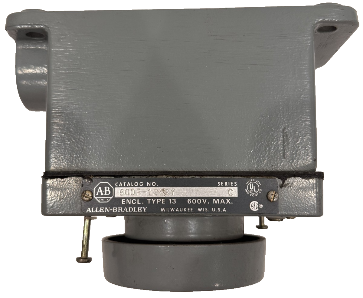 ALLEN BRADLEY 800P-1S1SY SER. C PUSH BUTTON SWITCH 600V 800P1S1SY NEW, SURPLUS - Image 5