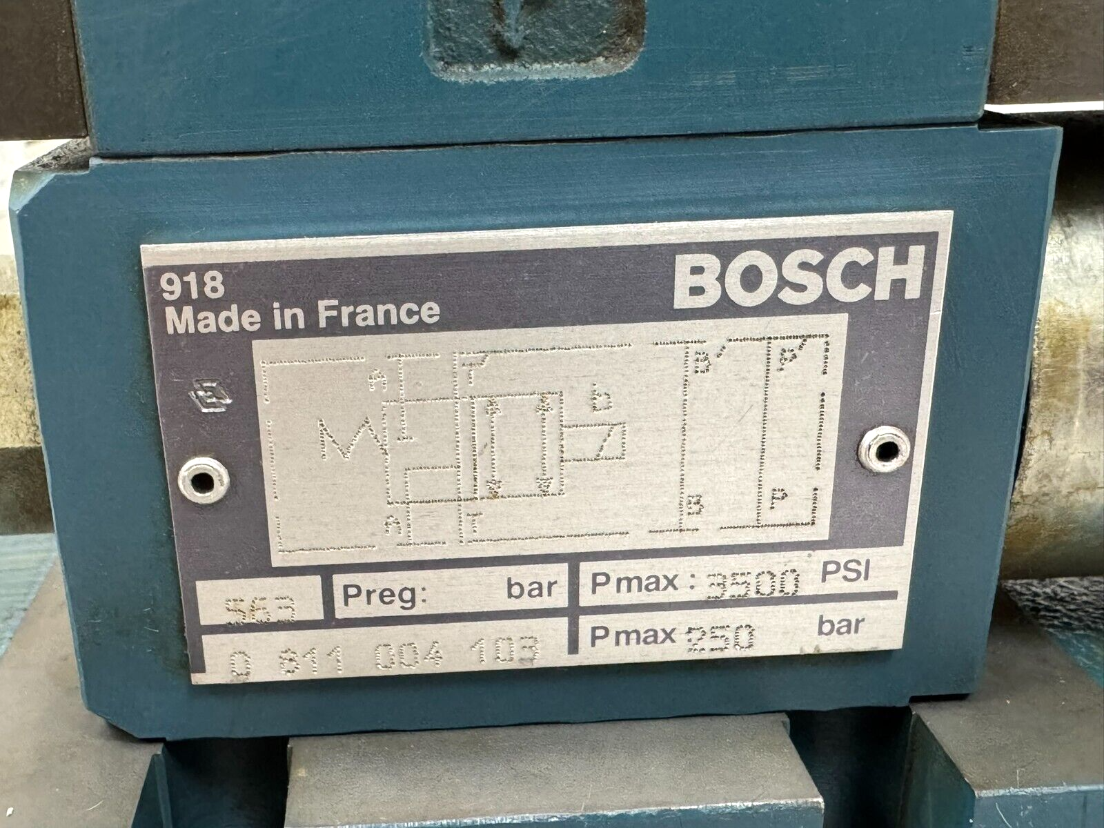 BOSCH 0811404606 CONTROL VALVE W/ 0811004103 & 0811404708 VALVES REFURBISHED - Image 5