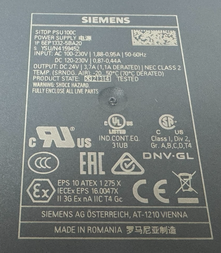 LOT OF 2 NEW SIEMENS 6EP1332-5BA20 SITOP PSU100C POWER SUPPLIES - Image 5