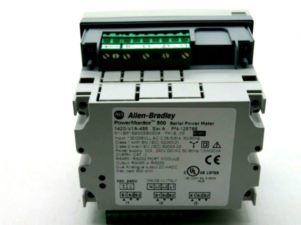 NEW ALLEN BRADLEY 1420-V1A-485 POWER MONITOR 500 240V AC 1420V1A485 - Image 3