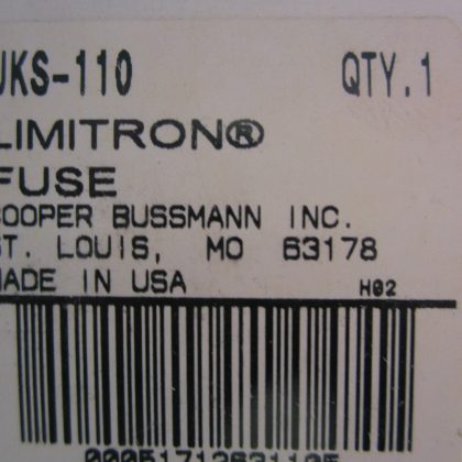 NEW BUSSMANN JKS-110 FUSE JKS110