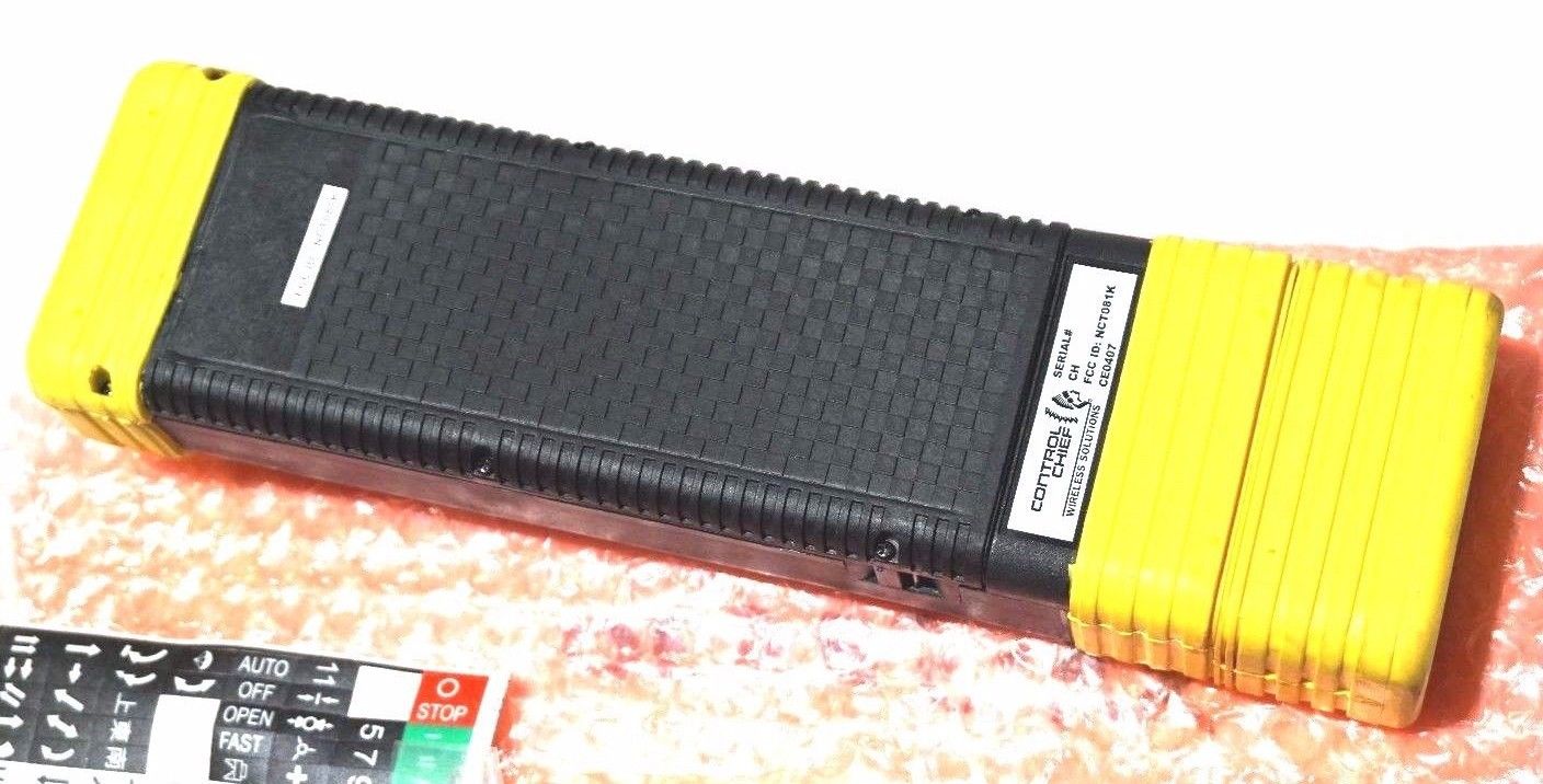 NEW CONTROL CHIEF NCT081K CE0407 REMOTE CONTROL ASSEMBLY - SB ...