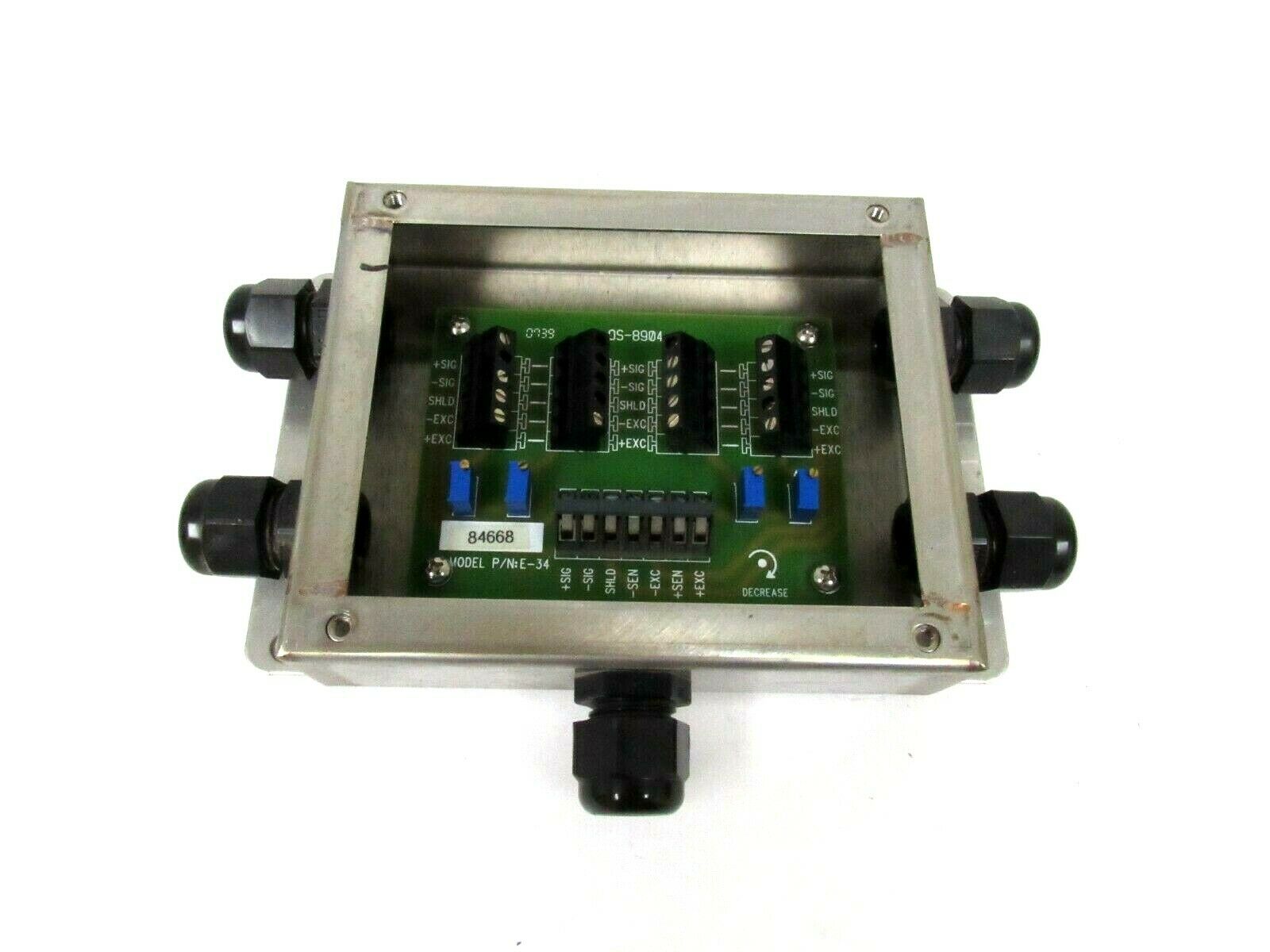 NEW GROUP FOUR GS-JB-4E-SS LOAD CELL SUMMING CARD E-34 GSJB4ESS - SB ...