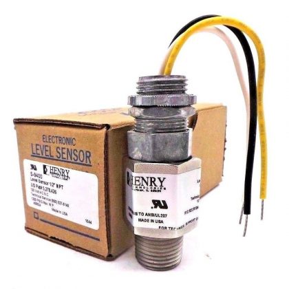 NEW HENRY TECHNOLOGIES S-9400 LEVEL SENSOR 1/2"NPT 120 VOLT S9400