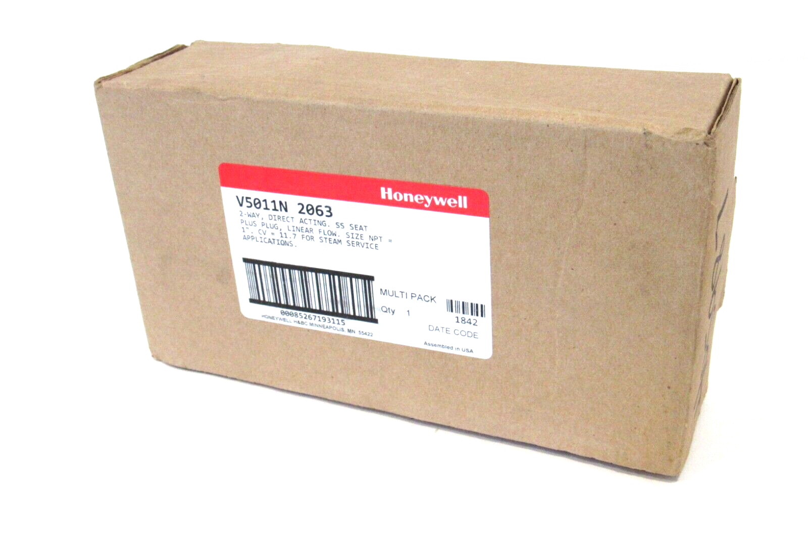 NEW HONEYWELL V5011N-2063 2-WAY VALVE V5011N2063
