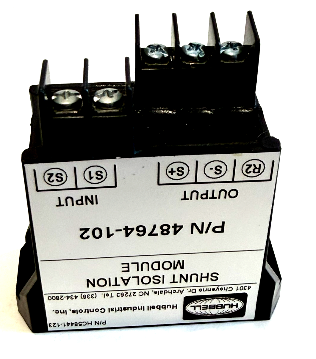 Shunt Module NEW HUBBELL 48764-102 SHUNT ISOLATIOIN MODULE 48764102 - SB Industrial ...