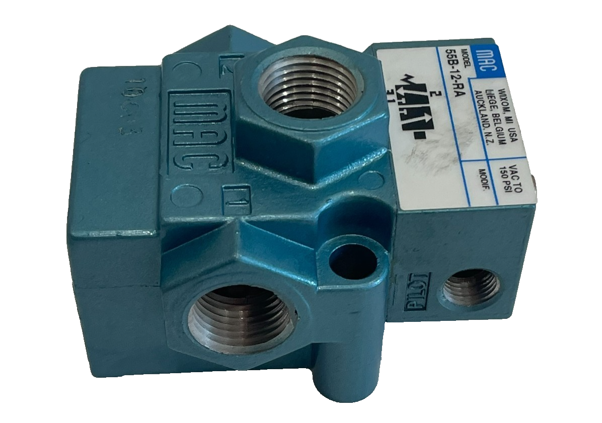 NEW MAC VALVES 55B-12-RA SOLENOID VALVE 55B12RA - Image 4