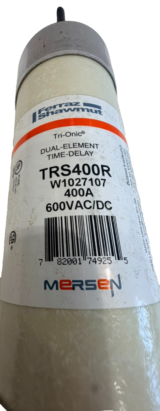NEW MERSEN FERRAZ SHAWMUT TRS400R FUSE 600VAC/DC 400A - Image 3