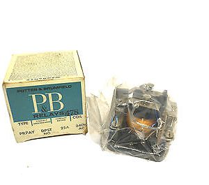 NEW POTTER & BRUMFIELD PR7AY RELAY 25A.