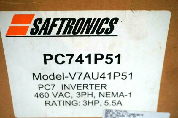 NEW SAFTRONICS PC741P51 MINI VECTOR AC DRIVE V7AU41P41 - Image 6