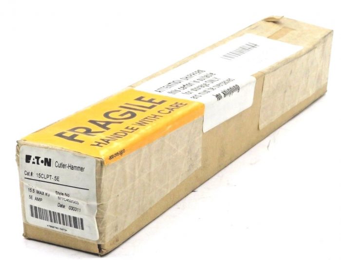 NEW SEALED EATON 15CLPT-5E HIGH VOLTAGE FUSE 15.5 KV .5E AMP