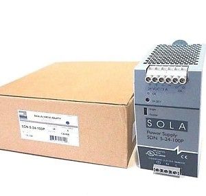 NEW SOLA HEVI-DUTY SDN 5-24-100P POWER SUPPLY SDN524100P