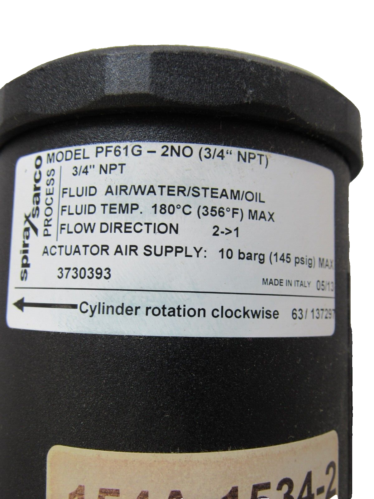 NEW SPIRAX SARCO PF61G-2N0 ACTUATED VALVE PF61G2N0 - Image 5