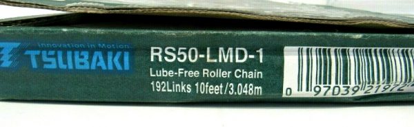 NEW TSUBAKI RS50-LMD-1 ROLLER CHAIN 10' RS50LMD1 - Image 3