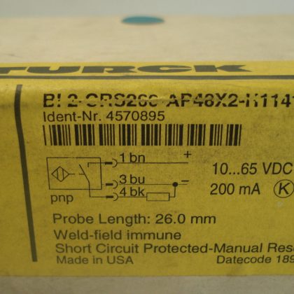 NEW TURCK SENSOR BI2-CRS260-AP48X2-H1141/S34