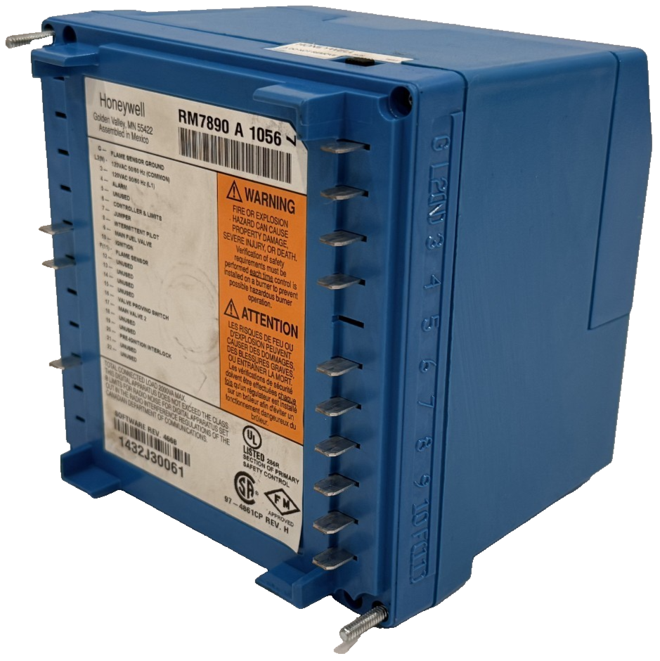 USED HONEYWELL RM7890 A 1056 ON/OFF PRIMARY BURNER CONTROLLER RM7890A1056 - Image 3