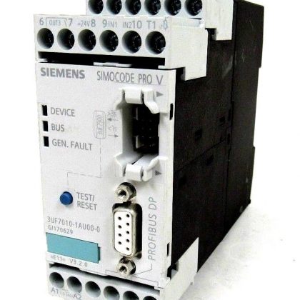 USED SIEMENS 3UF7010-1AU00-0 RELAY MOTOR CONTROL 3UF70101AU000