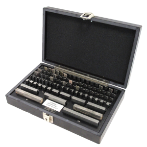 USED STARRETT 130080 GAGE BLOCKS 1.001-100MM 86 PIECE (SEE DISCRIPTION)