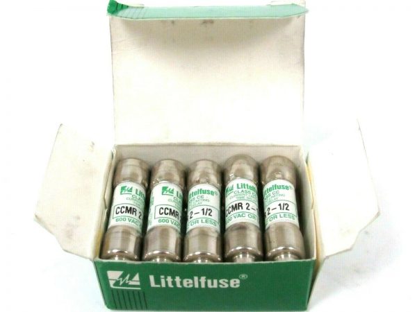 10 NEW LITTELFUSE CCMR 2-1/2 600V FUSES CCMR212 - Image 3