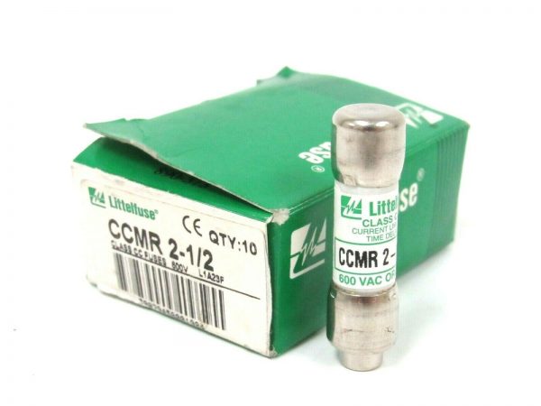 10 NEW LITTELFUSE CCMR 2-1/2 600V FUSES CCMR212