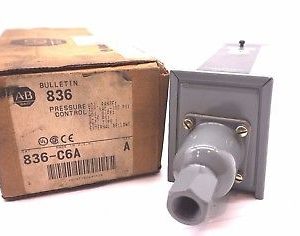 NEW ALLEN BRADLEY 836-C6A PRESSURE CONTROL SER.A 836C6A