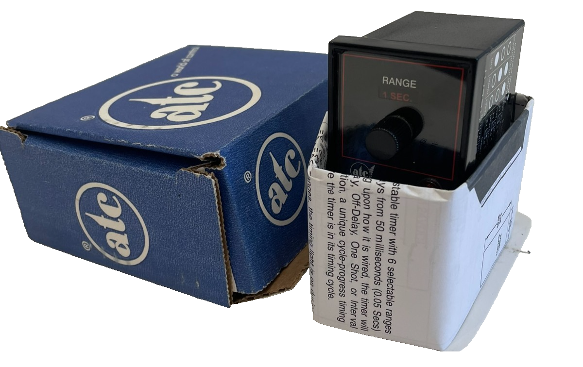 NEW ATC 328E-200-F-10-XX TIME DELAY RELAY 328E200F10XX