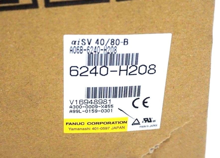 NEW FANUC A06B-6240-H208 SERVO AMPLIFIER A04B-0103-J202/4080 - Image 3