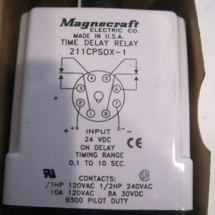 NEW MAGNECRAFT W211CPSOX-1 RELAY W211CPSOX1