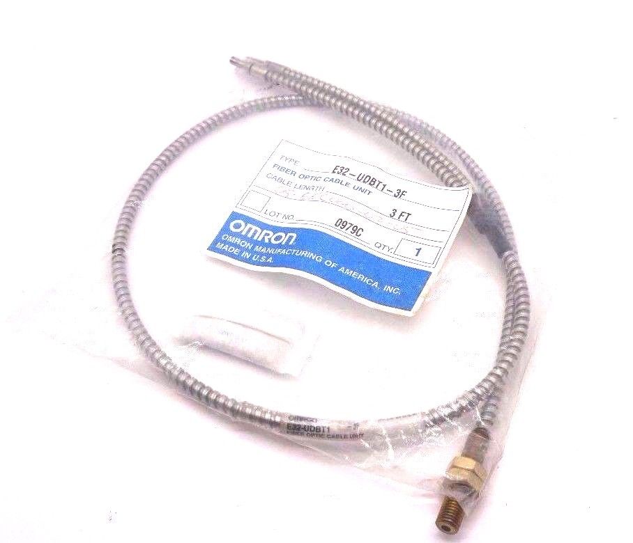 NEW OMRON E32-UDBT1-3F FIBER OPTIC CABLE UNIT E32UDBT13F