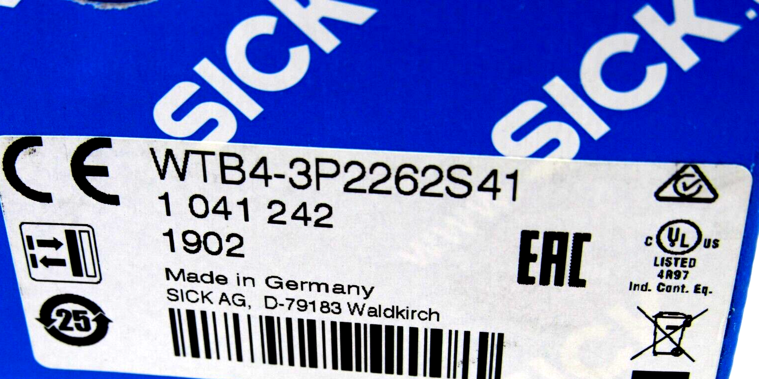 NEW SICK WTB4-3P2262S41 PHOTOELECTRIC SENSOR WTB43P2262S41 - Image 5