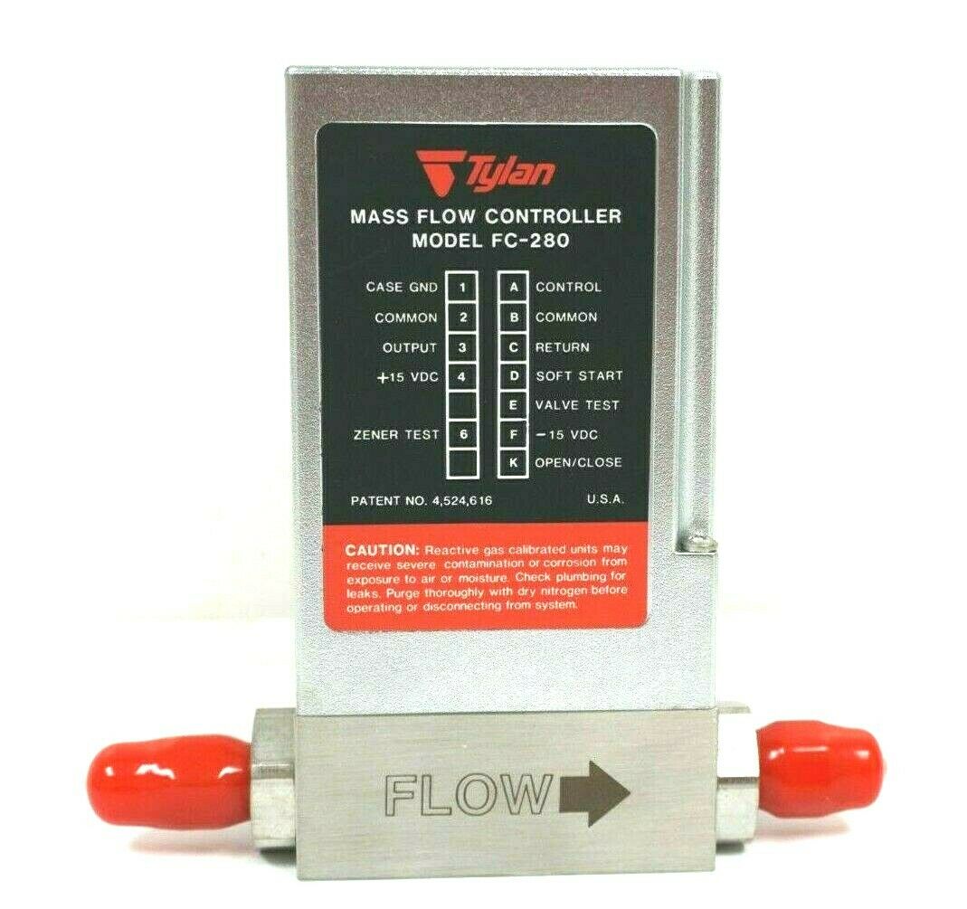 TYLAN FC-280 MASS FLOW CONTROLLER VCR F GAS:O2 RANGE:500 SCCM PN:FC-280 SAV 