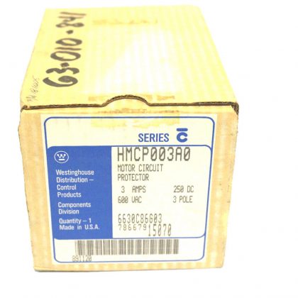 NEW WESTINGHOUSE  HMCP003A0 CIRCUIT BREAKER SER.C