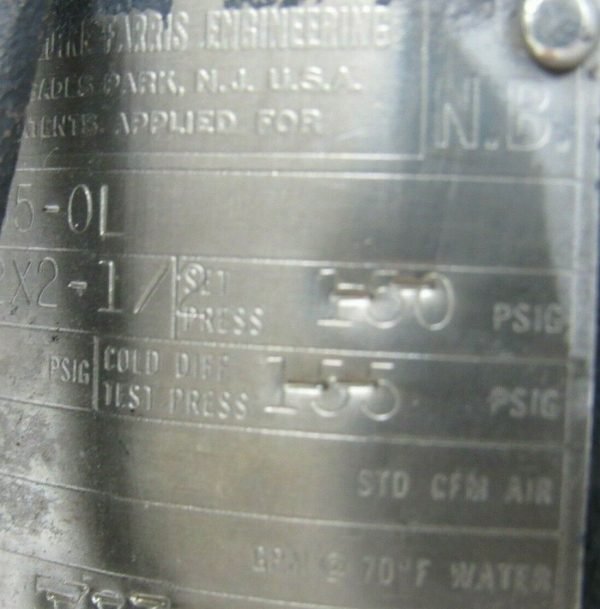 REFURBISHED TELEDYNE FARRIS 1855-0L RELIEF VALVE 18550L SET PRESSURE 185 - Image 6