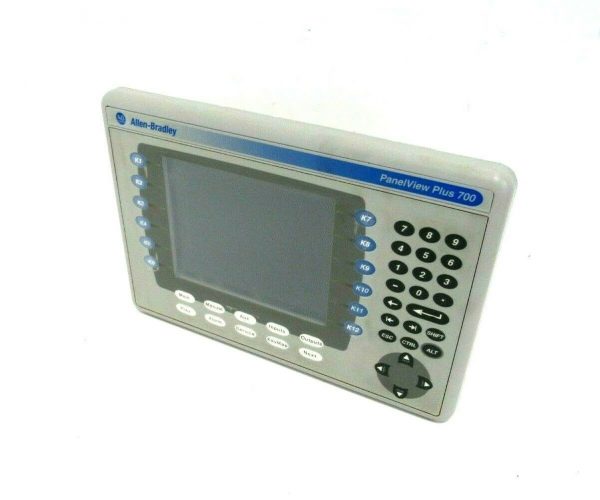 USED ALLEN BRADLEY 2711P-B7C4D2 PANELVIEW PLUS 700 SER A 2711P-RP2 2711P-RDB7C