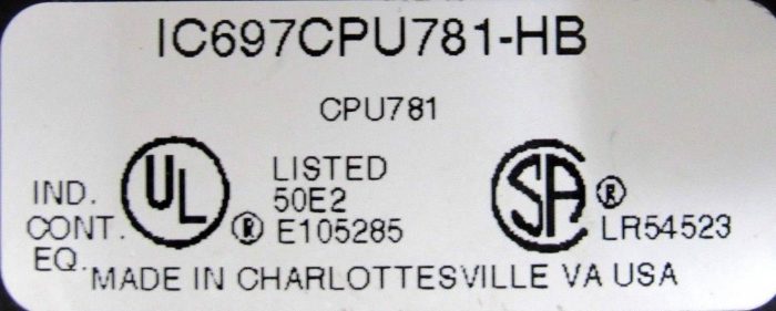 USED FANUC IC697CPU781-HB CENTRAL PROCESSOR IC697CPU781HB - Image 6