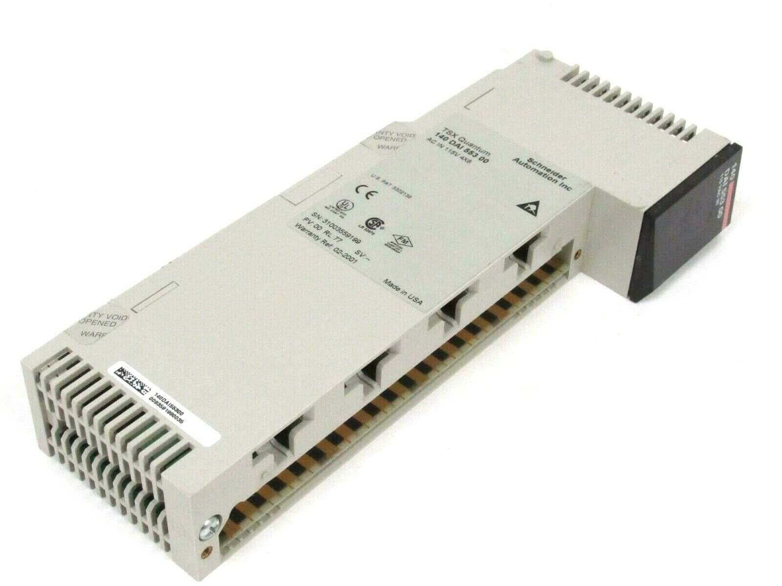 USED SCHNEIDER AUTOMATION 140-DAI-553-00 TSX QUANTUM MODULE