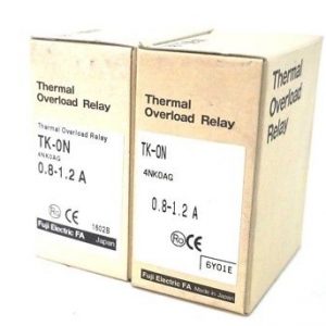 2 NEW FUJI ELECTRIC 4NK-0AG THERMAL OVERLOAD RELAY TK-0N 4NK0AG