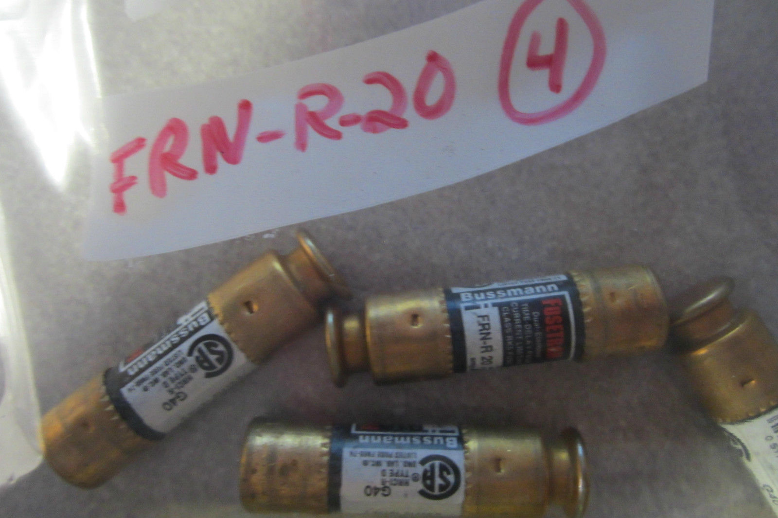 4 NEW BUSSMANN FRNR20 FUSES FRNR20 SB Industrial Supply, Inc.