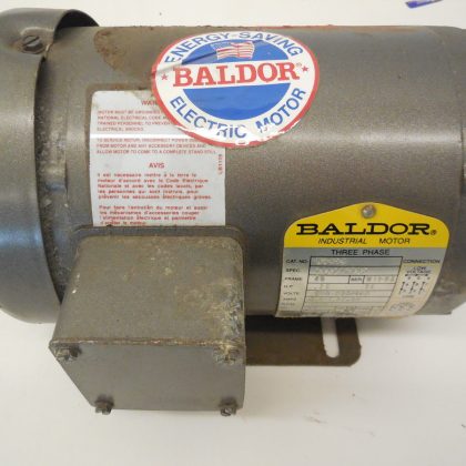 BALDOR M3454  MOTOR 3 PHASE .25 HP