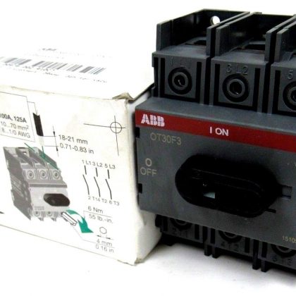 NEW ABB 1SCA105068R1001 DISCONNECTOR SWITCH OT30F3 KUORMANKYTKIN