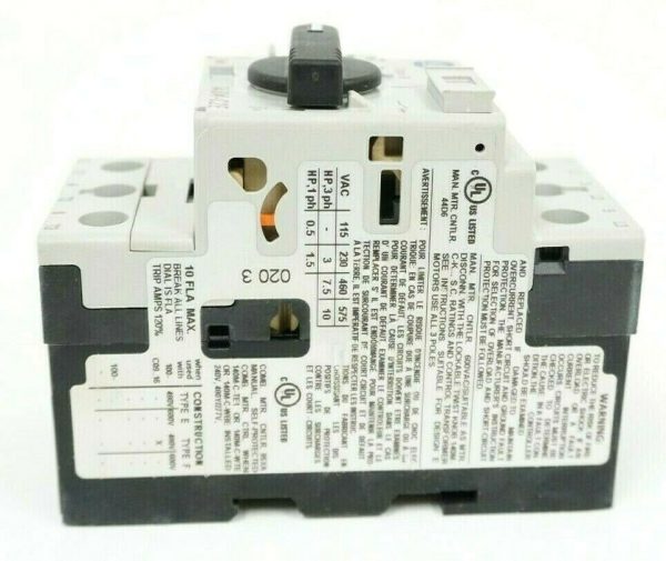 NEW ALLEN BRADLEY 140M-C2E-C10 CIRCUIT BREAKER 140MC2EC10 - Image 6