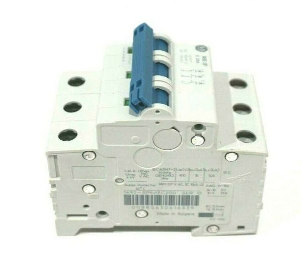 NEW ALLEN BRADLEY 1492-SPM3C200 SUPPLEMENTARY PROTECTOR SER.D 1492SPM3C200 - Image 3