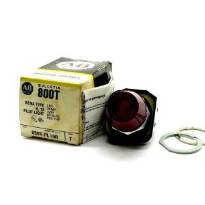 NEW ALLEN BRADLEY 800T-PL16R PILOT LIGHT SER T 800TPL16R