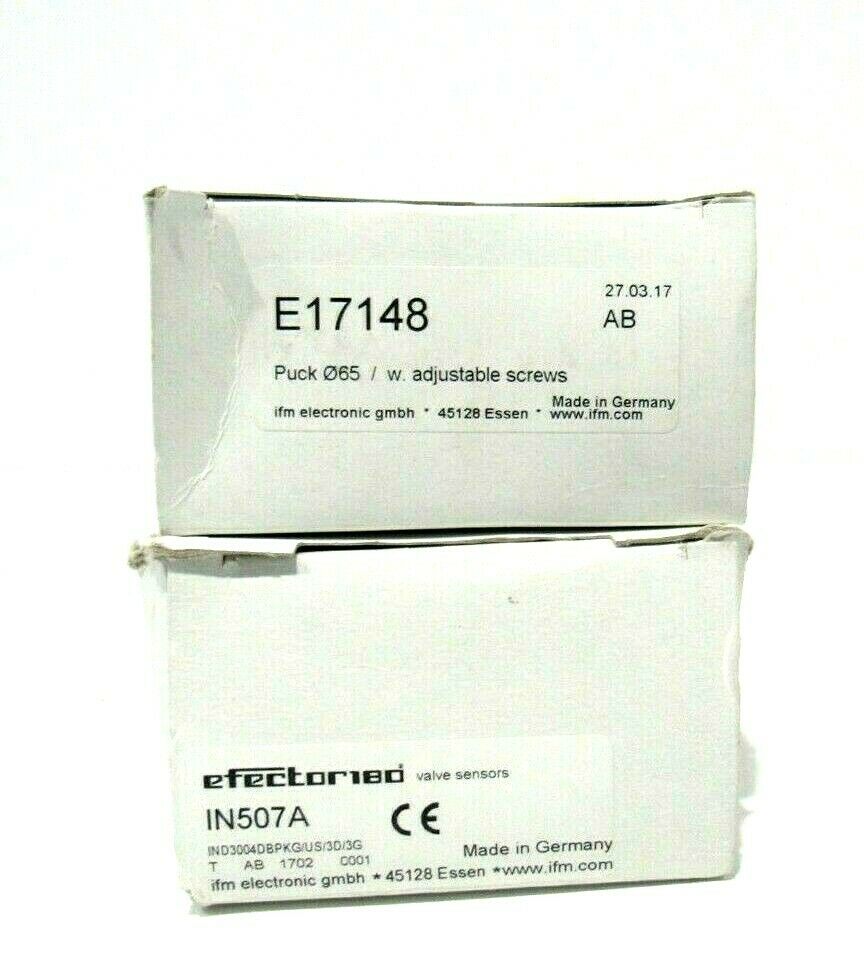 NEW EFECTOR E17148 PUCK W/ ADJUSTABLE SCREWS IN507A VALVE SENSOR - SB ...