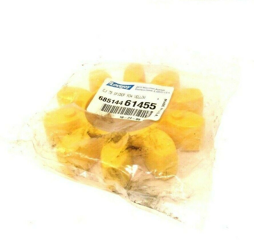 NEW LOVEJOY 68514461455 CJ 75 SPIDER 92A YELLOW